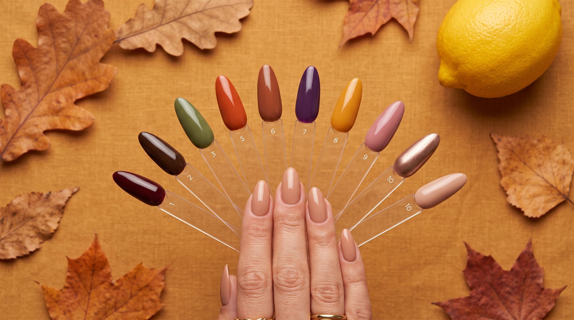 Herfstkleuren nagellak 2026 bij Lemon Nails Bar